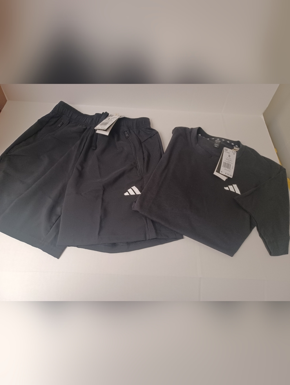 Adidas Train Essentials Feelready Tee & Woven Shorts. Brand New. Size: S - 2XL.